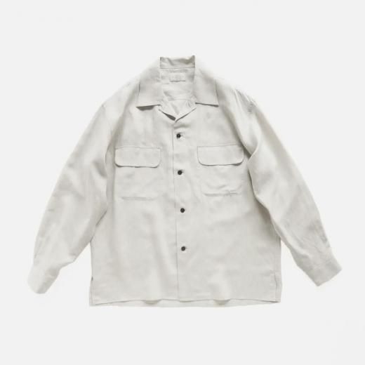 <img class='new_mark_img1' src='https://img.shop-pro.jp/img/new/icons1.gif' style='border:none;display:inline;margin:0px;padding:0px;width:auto;' />RAM / LYO OPEN COLLAR WORK SHIRT