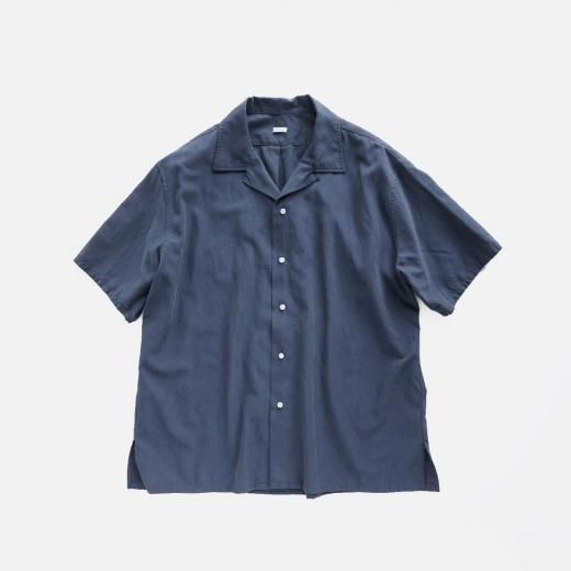 <img class='new_mark_img1' src='https://img.shop-pro.jp/img/new/icons1.gif' style='border:none;display:inline;margin:0px;padding:0px;width:auto;' />SILK COTTON OPEN COLLAR S/S SHIRT