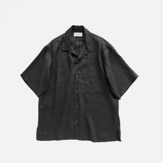 <img class='new_mark_img1' src='https://img.shop-pro.jp/img/new/icons1.gif' style='border:none;display:inline;margin:0px;padding:0px;width:auto;' />HEMP SHIRTING NEW OPEN COLLAR S/S SHIRT