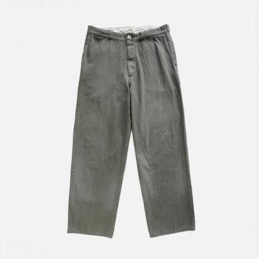 VINTAGE BLACK CHAMBRAY WORK PANTS