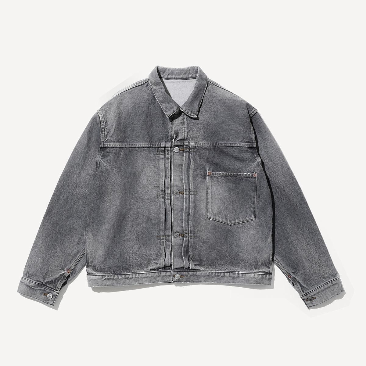 VINTAGE GRAY DENIM JACKET - 香川県高松市のセレクトショップ