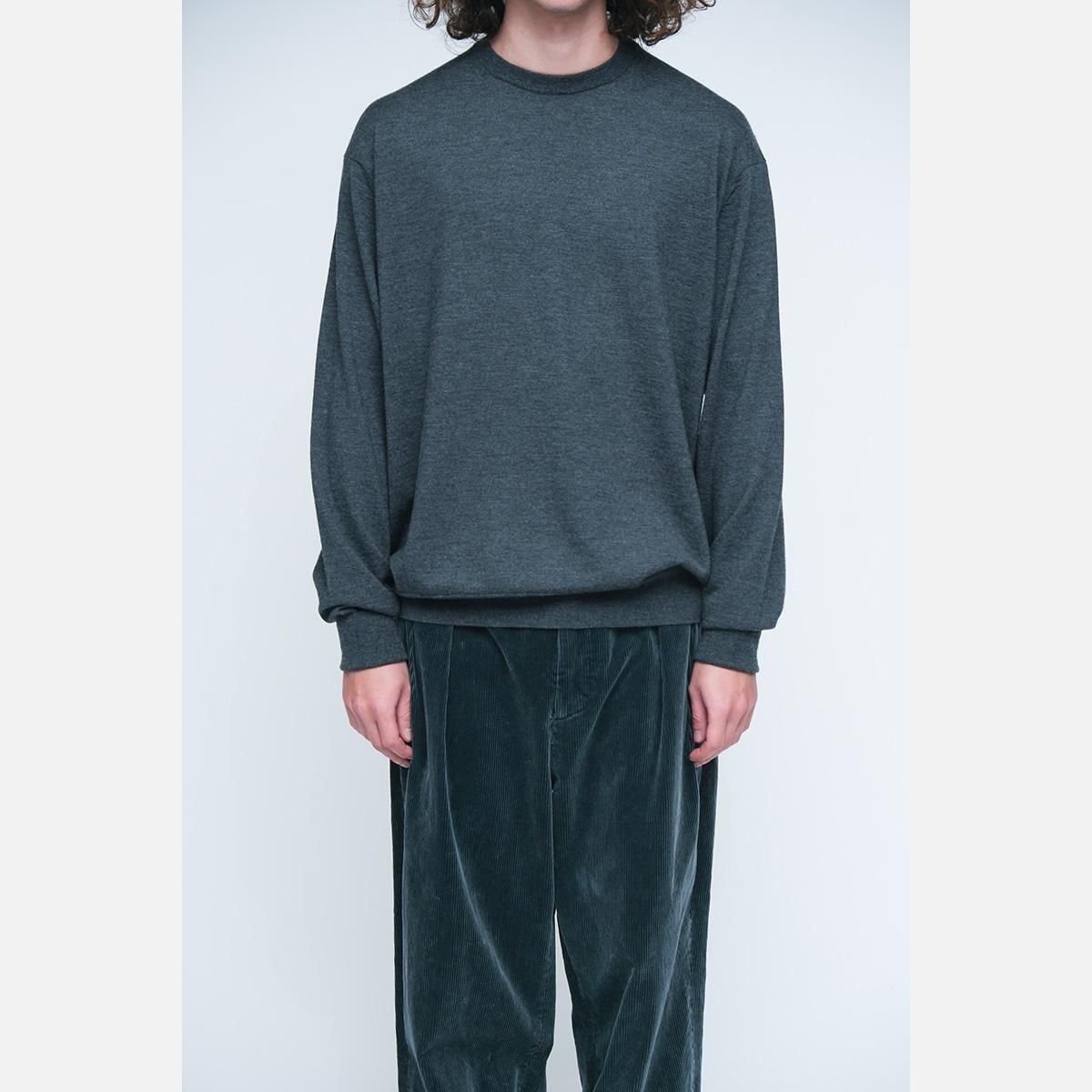 トップス A.PRESSE CREW NECK KNIT WOOL KNIT CREW NECK SWEATER - 香川県高松市のセレクトショップ