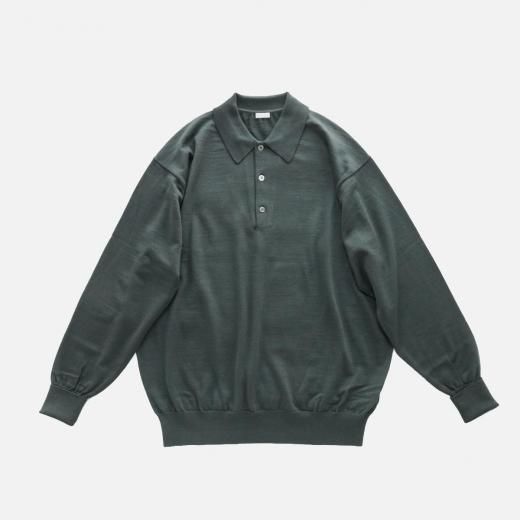 <img class='new_mark_img1' src='https://img.shop-pro.jp/img/new/icons1.gif' style='border:none;display:inline;margin:0px;padding:0px;width:auto;' />WOOL KNIT L/S POLO SHIRTS