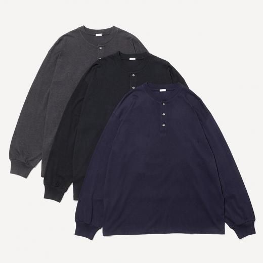 <img class='new_mark_img1' src='https://img.shop-pro.jp/img/new/icons1.gif' style='border:none;display:inline;margin:0px;padding:0px;width:auto;' />CASHMERE BLEND L/S HENLEY NECK SHIRT