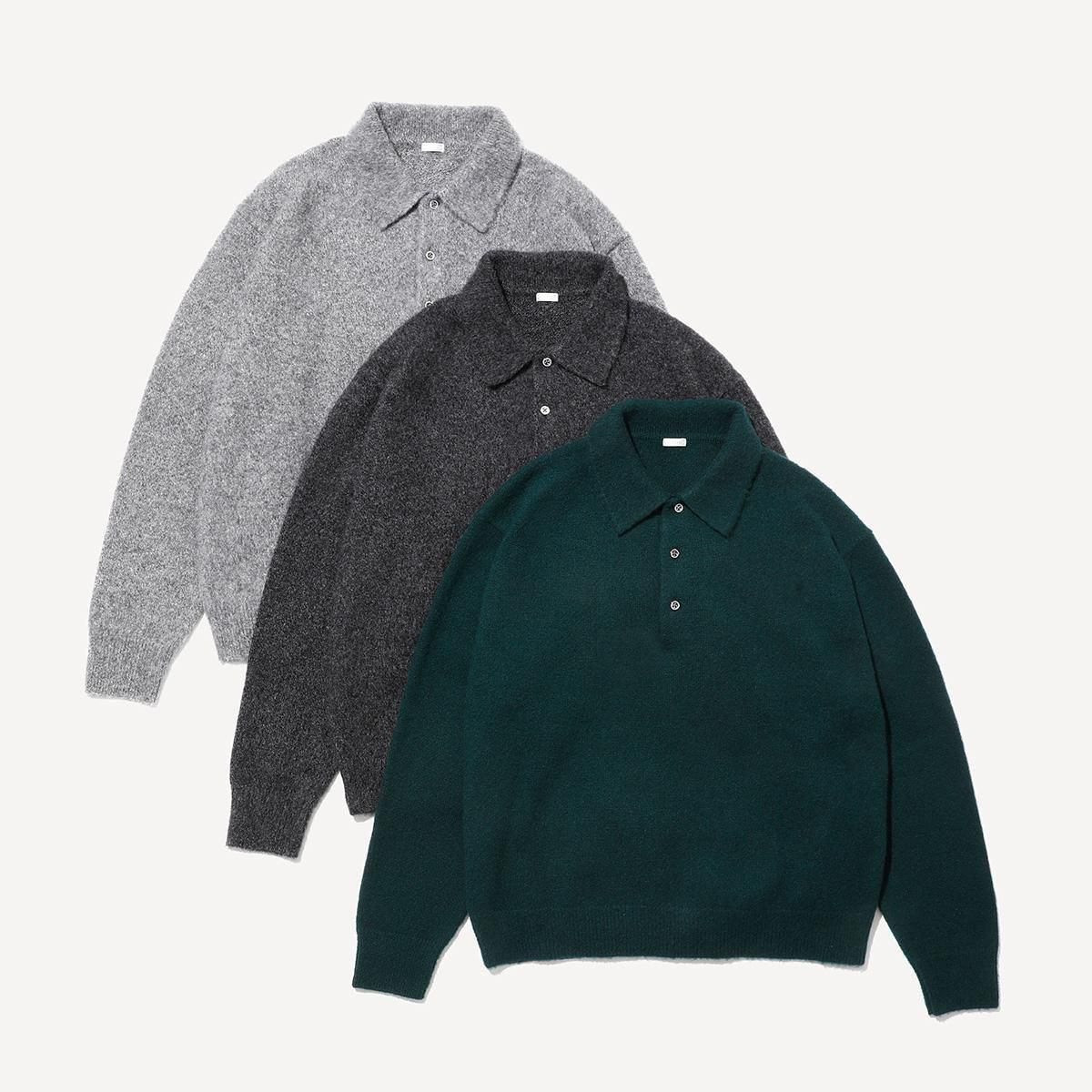 トップス Cashmere Middle Gauge Polo Collar Sweate Cashmere Middle Gauge Polo Collar Sweate