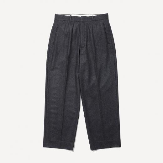 <img class='new_mark_img1' src='https://img.shop-pro.jp/img/new/icons1.gif' style='border:none;display:inline;margin:0px;padding:0px;width:auto;' />WOOL FLANNEL WIDE TROUSERS 
