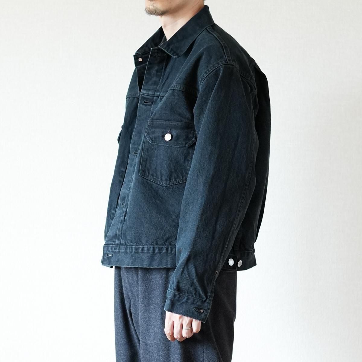 ジャケット・アウター basicks 2ND TYPE DENIM JACKET BLACK 2nd TYPE BLACK DENIM JACKET - 香川県高松市のセレクトショップ