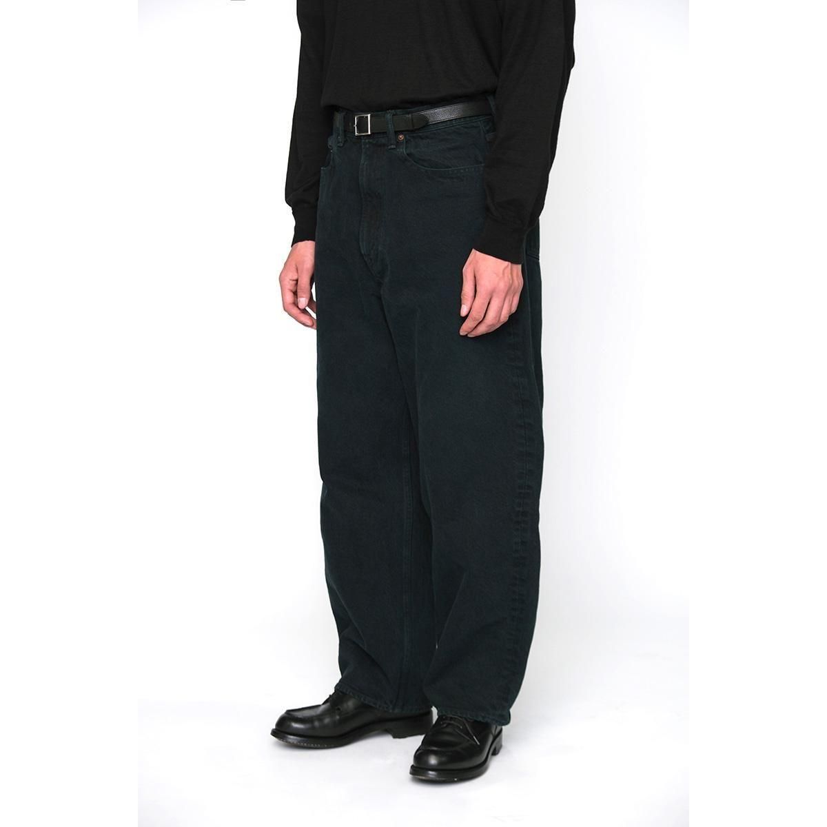 BLACK WASHED WIDE DENIM PANTS - 香川県高松市のセレクト