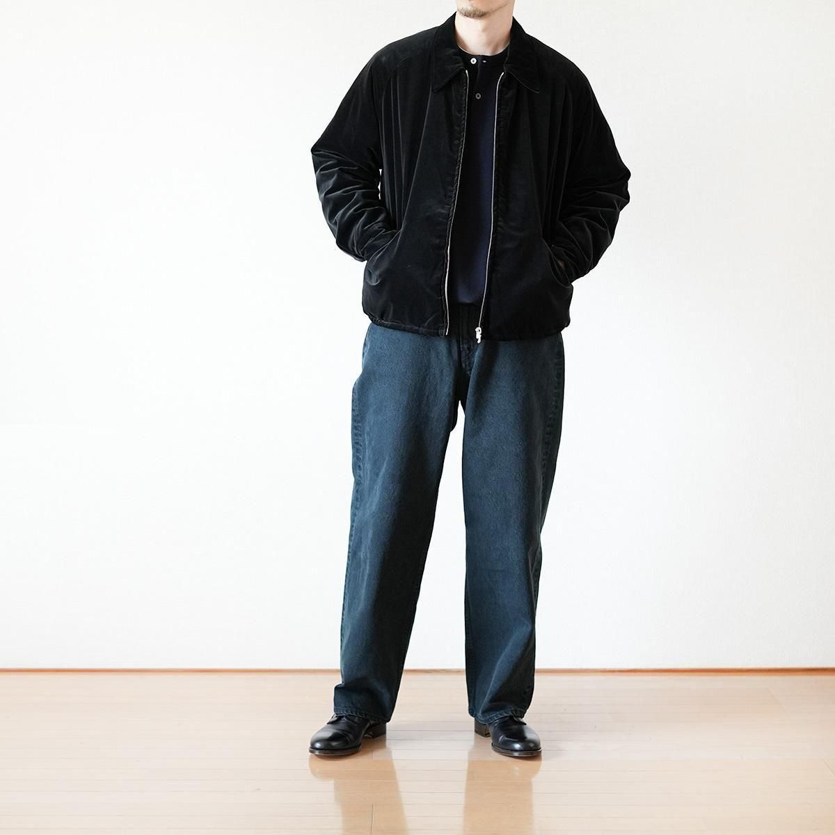 A.PRESSE Washed Denim Pants BLACK サイズ34 A.PRESSE / Black Washed Denim Pants - IMA:ZINEオンライン