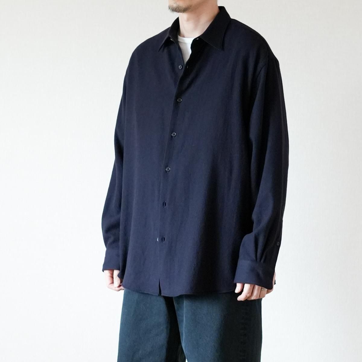 WOOL REGULAR COLLAR SHIRT - 香川県高松市のセレクトショップ IHATOVE