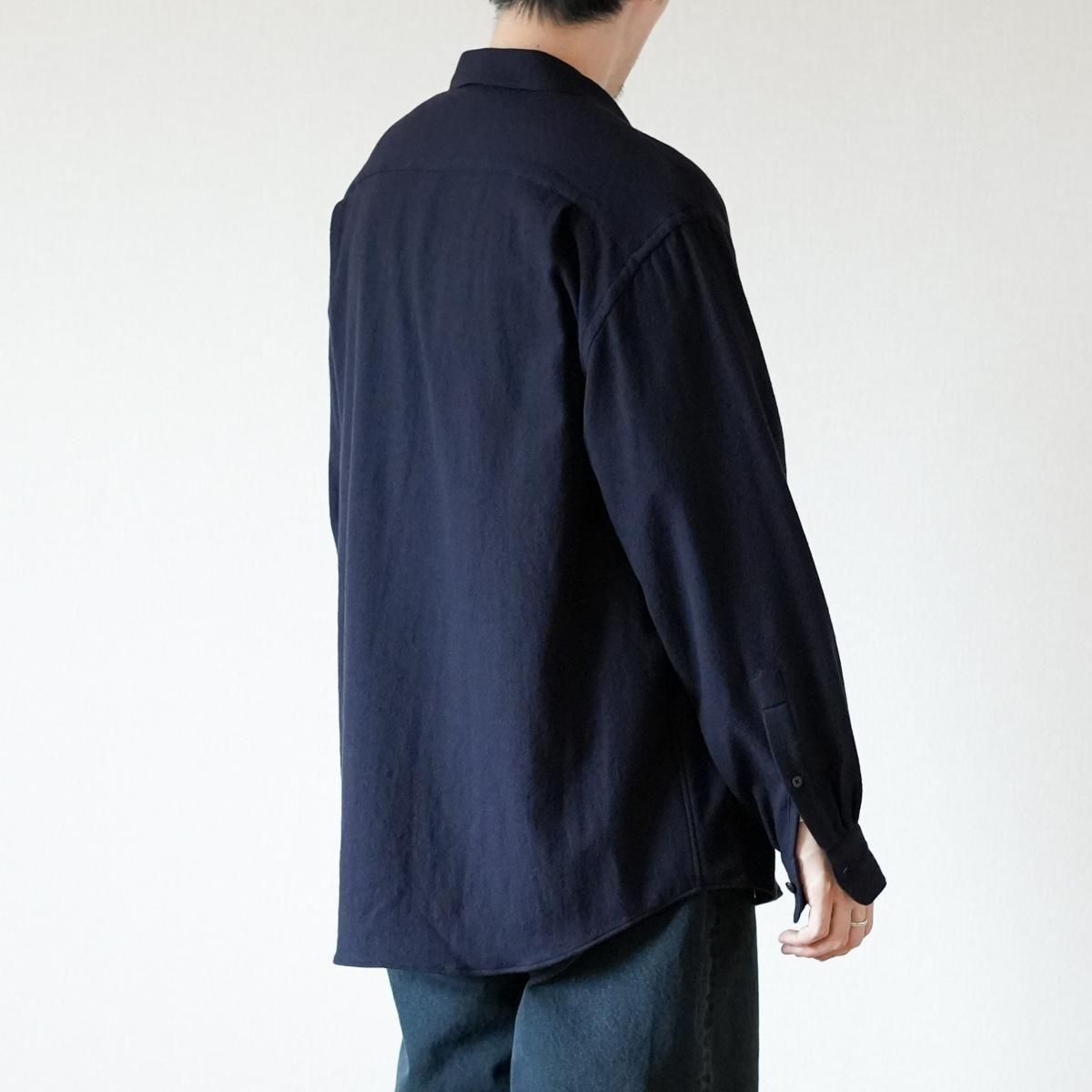 WOOL REGULAR COLLAR SHIRT - 香川県高松市のセレクトショップ IHATOVE