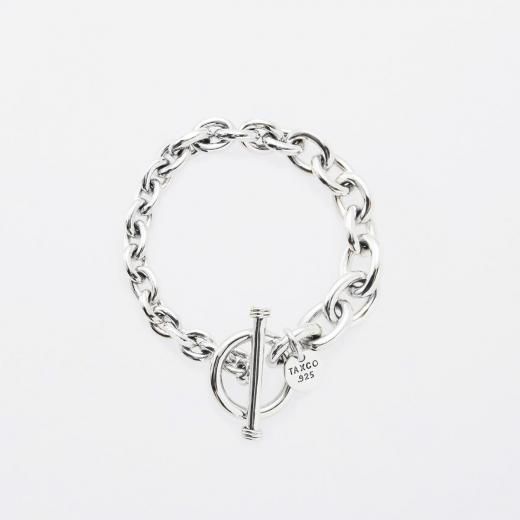 <img class='new_mark_img1' src='https://img.shop-pro.jp/img/new/icons1.gif' style='border:none;display:inline;margin:0px;padding:0px;width:auto;' />CRESCEND OVAL LINK BRACELET -12mm-