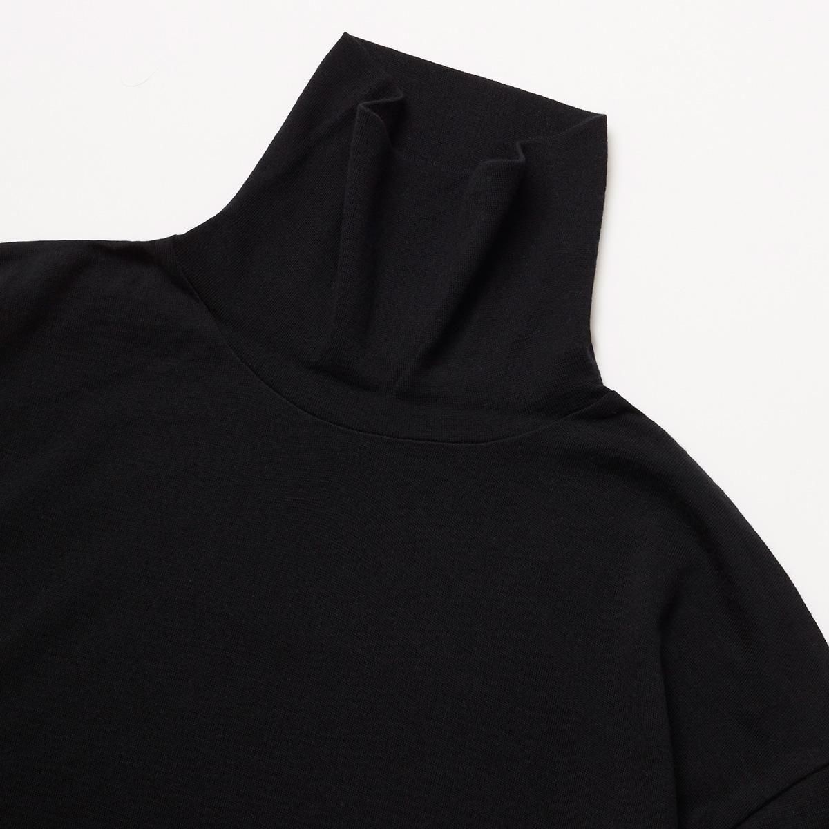 SUPER FINE WOOL COTTON TURTLE-NECK TOP - 香川県高松市のセレクト