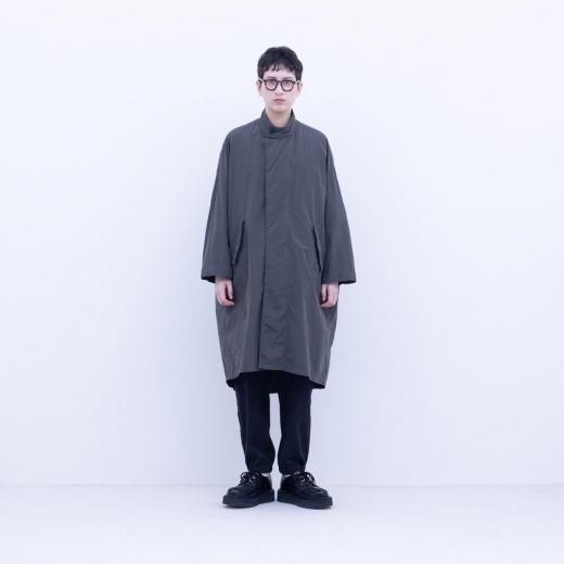 <img class='new_mark_img1' src='https://img.shop-pro.jp/img/new/icons1.gif' style='border:none;display:inline;margin:0px;padding:0px;width:auto;' />NYLON TUSSAH POPLIN GARMENT DYED OVERSIZED COAT