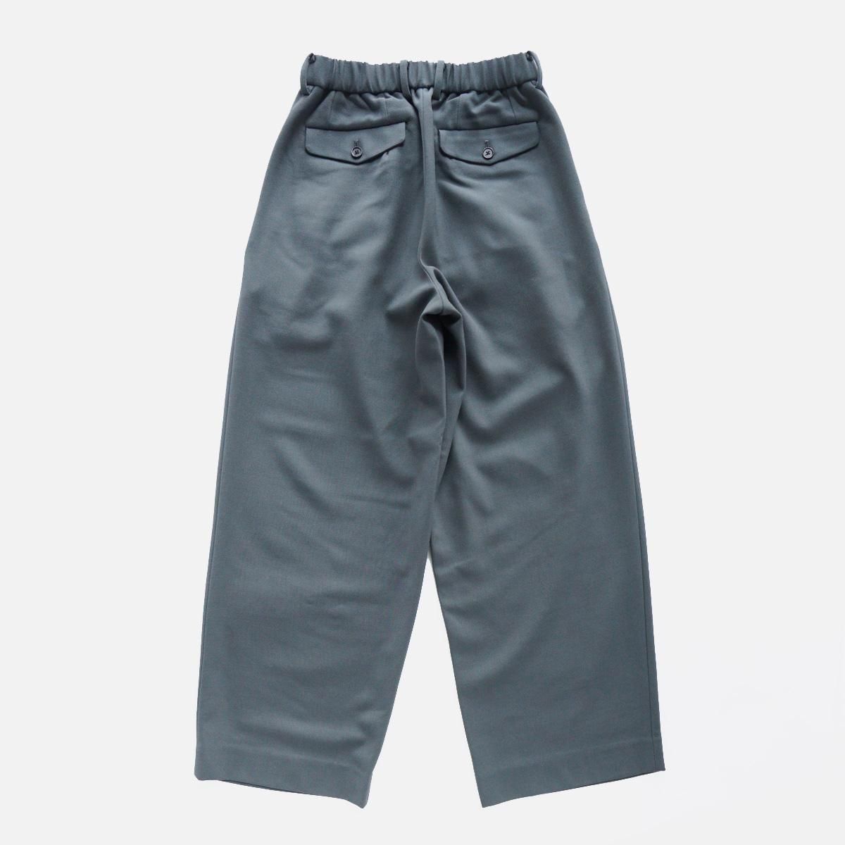 ORGANIC WOOL SURVIVAL CLOTH® TRIPLE PLEATED WIDE TROUSERS - 香川県
