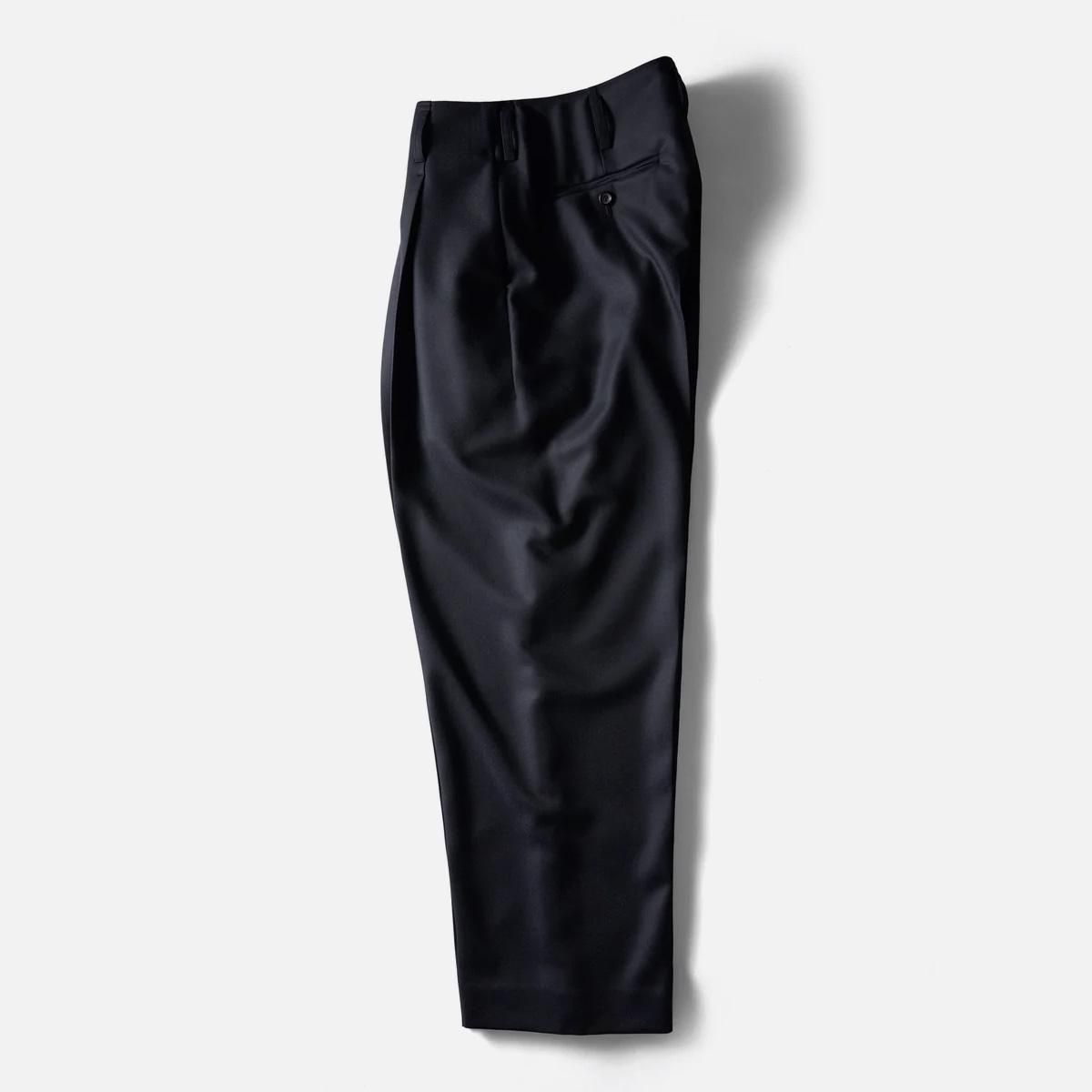 ヘビーウールツイル・サイドシームレスワンタックパンツ - 香川県高松