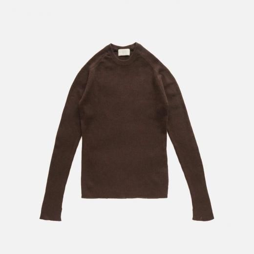 <img class='new_mark_img1' src='https://img.shop-pro.jp/img/new/icons1.gif' style='border:none;display:inline;margin:0px;padding:0px;width:auto;' />CASHMERE SILK RIB CREWNECK