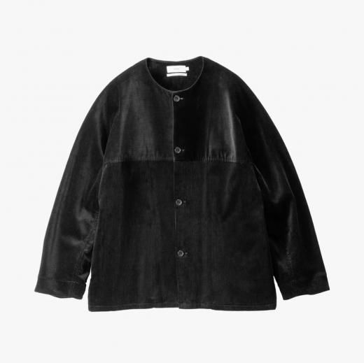 <img class='new_mark_img1' src='https://img.shop-pro.jp/img/new/icons1.gif' style='border:none;display:inline;margin:0px;padding:0px;width:auto;' />SUVIN CORDUROY COLLARLESS JACKET
