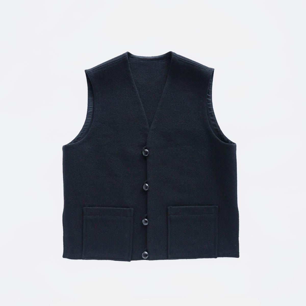 【HERILL】Cashmere Linen Mat Chimayo Vest CASHMERE LINEN MAT CHIMAYO VEST - 香川県高松市のセレクトショップ