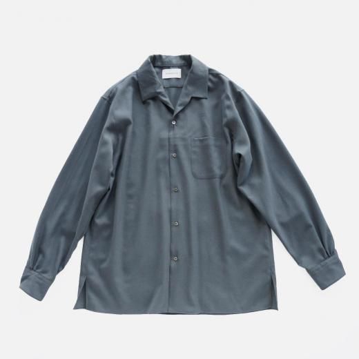 <img class='new_mark_img1' src='https://img.shop-pro.jp/img/new/icons1.gif' style='border:none;display:inline;margin:0px;padding:0px;width:auto;' />2/80 ORGANIC WOOL VIYELLA ITALIAN OPEN COLLAR SHIRT