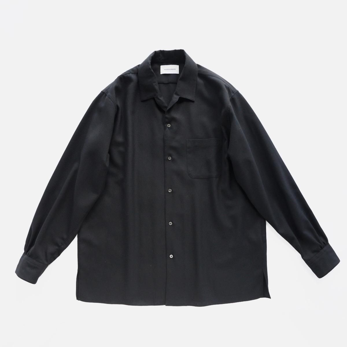 2/80 ORGANIC WOOL VIYELLA ITALIAN OPEN COLLAR SHIRT - 香川県