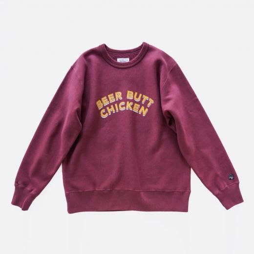 <img class='new_mark_img1' src='https://img.shop-pro.jp/img/new/icons1.gif' style='border:none;display:inline;margin:0px;padding:0px;width:auto;' />BEER BUTT CHICKEN SWEATSHIRT designed by Motonobu Nakamura (EDIT -design&supply)