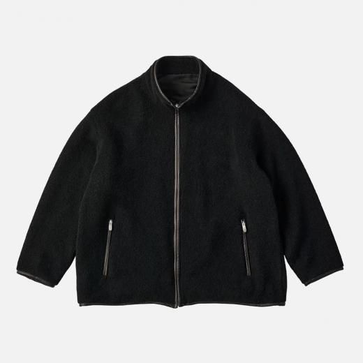 <img class='new_mark_img1' src='https://img.shop-pro.jp/img/new/icons1.gif' style='border:none;display:inline;margin:0px;padding:0px;width:auto;' />CASHMERE ZIP UP JACKET W / LEATHER PIPING (ENTREFINO)