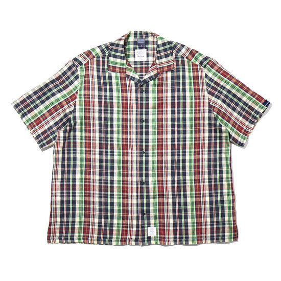 APPLEBUM/90's Linen Check S/S Oversize Shirt - RAPPA ONLINE SHOP