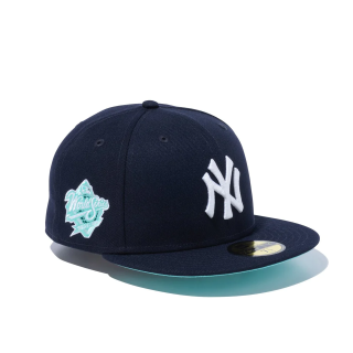 <img class='new_mark_img1' src='https://img.shop-pro.jp/img/new/icons5.gif' style='border:none;display:inline;margin:0px;padding:0px;width:auto;' />NEW ERA/59FIFTY New York City ニューヨーク・ヤンキース ティールグリーンアンダーバイザー