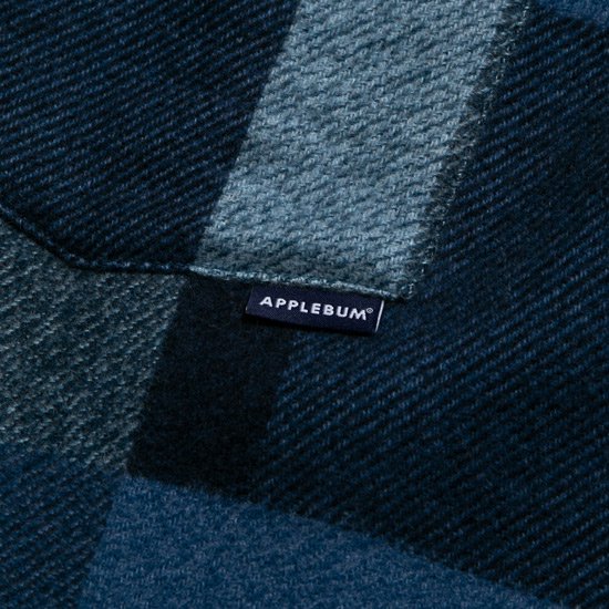 APPLEBUM/Tweed Patchwork Oversize Shirt Jacket - RAPPA ONLINE SHOP