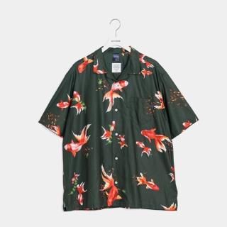 APPLEBUM/TADAOMI SHIBUYA "GOLD FISH" S/S ALOHA SHIRT
