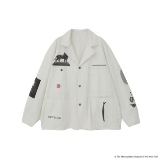MAGIC STICK/THE MET ARTIST COVERALL (NATURAL + PRINT)