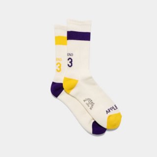 APPLEBUM/"LEGEND 23"SOX (PURPLE&GOLD)