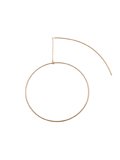 Circle Chain Earrings L