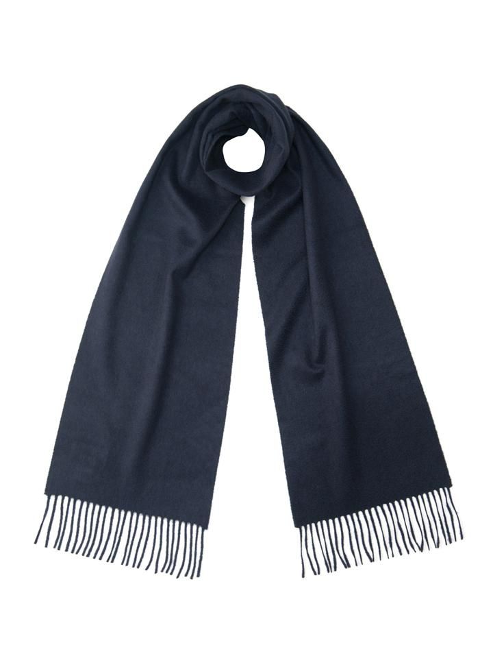 【5D】BLACK LABEL ジョンストンズ グラデーションマフラー青 ジョンストンズ ストール/マフラー メンズ レディース WA56 大判