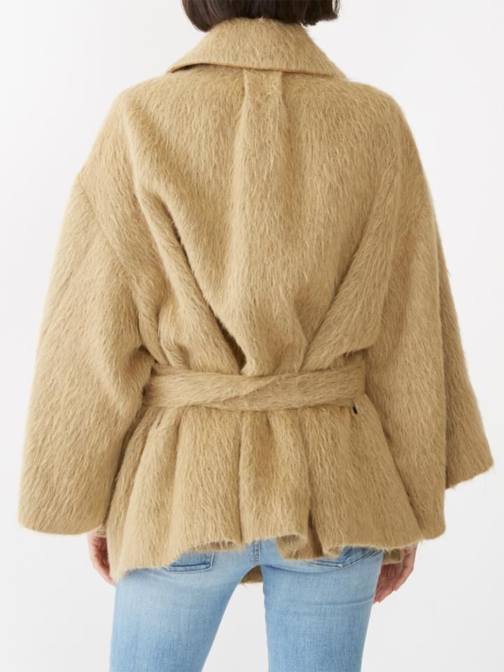 Cabana カバナ Cate ウール×アルパカ カシュクールジャケット コート Cabana カバナ Cate ウール×アルパカ カシュクールジャケット コート