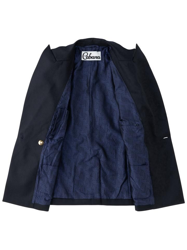 新品！Cabana ネイビーダブルジャケット
