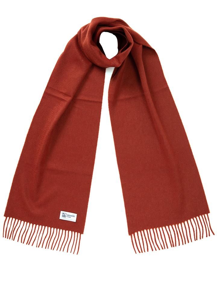johnstons （ジョンストンズ） カシミヤソリッドマフラー 180