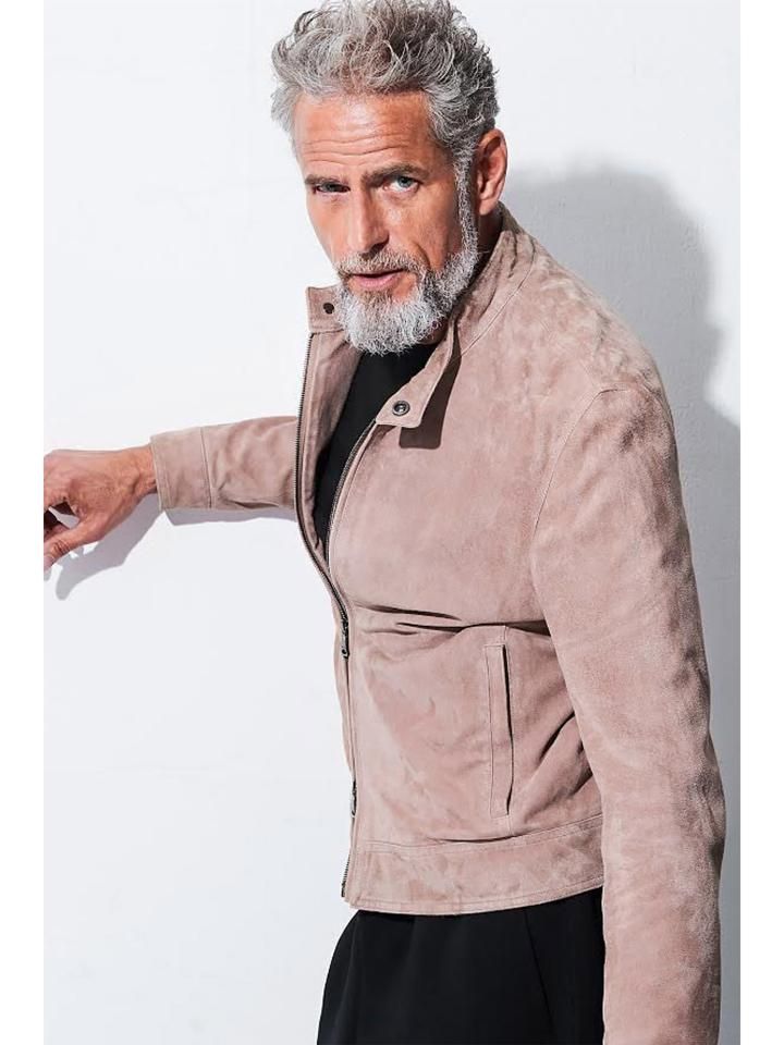 EMMETI (エンメティ) メンズ JURI CAMOSCIO ユリ ゴートスエードレザー