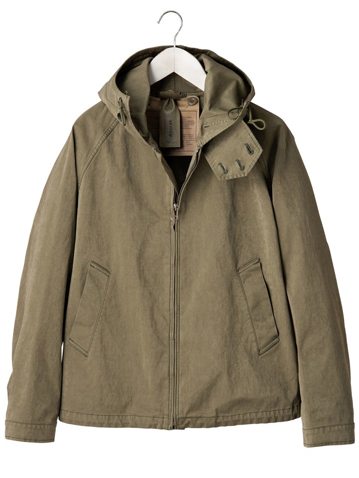 Ten C (テンシー) メンズ ANORAK アノラック GARMENT DYED POLYESTER