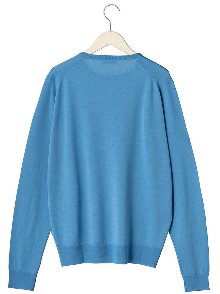 【7/31まで特価】美品ジョンスメドレー KERSHAW ネイビーM定価3.6万 JOHN SMEDLEY（ジョンスメドレー）｜【SALE】JOHN SMEDLEY