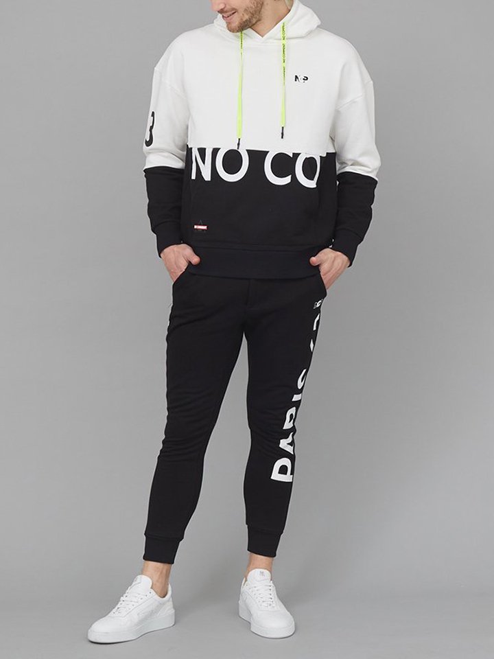 NCP (エヌシーピー) NO COMMENT PARIS (ノーコメントパリ) ゴルフ NCP NC SPORTS SWEAT HOODY  PULLOVER BIG LOGO プルオーバーパーカー スウェットパーカー NCP-HDM0017