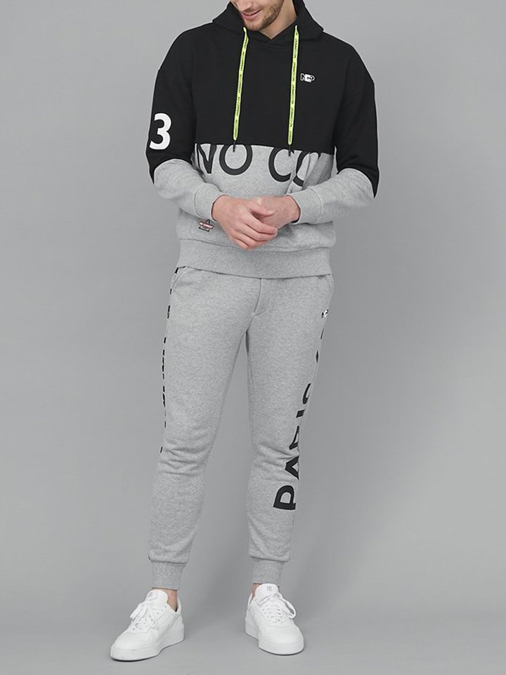 NCP (エヌシーピー) NO COMMENT PARIS (ノーコメントパリ) ゴルフ NCP NC SPORTS SWEAT PANTS BIG  LOGO スウェットパンツ リブパンツ NCP-LPM0004