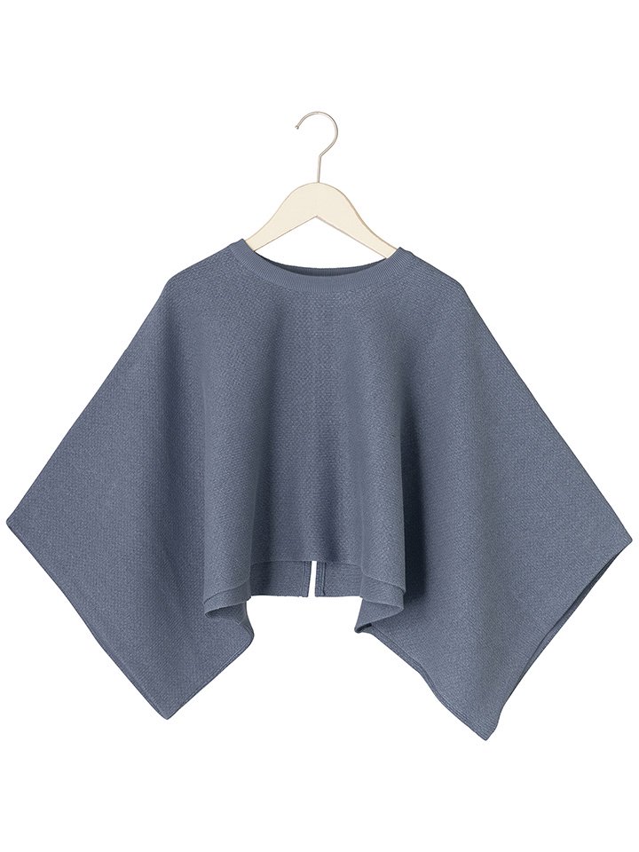 ADAWAS (アダワス) レディース HEMP INLAY PONCHO ヘンプ ニット