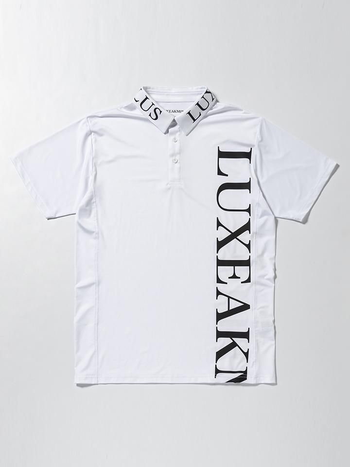 LUXEAKMPLUS (リュクスエイケイエムプラス) ゴルフ VERTICAL LOGO POLO