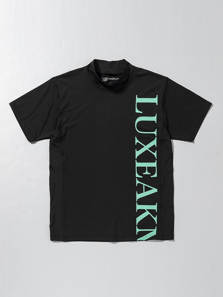 VERTICAL LOGO MOCK NECK T-SHIRTS バーチカルロゴ半袖モックネックTシャツ