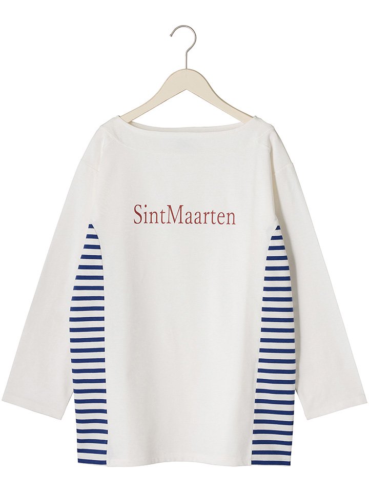 Cabana (カバナ) Sint Maarten サイドボーダー ロングTシャツ CT02A