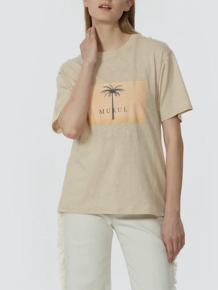 カバナ Cabana レディース MUKUL スラブコットンTシャツ CT01 Cabana (カバナ) MUKUL スラブコットンTシャツ CT01