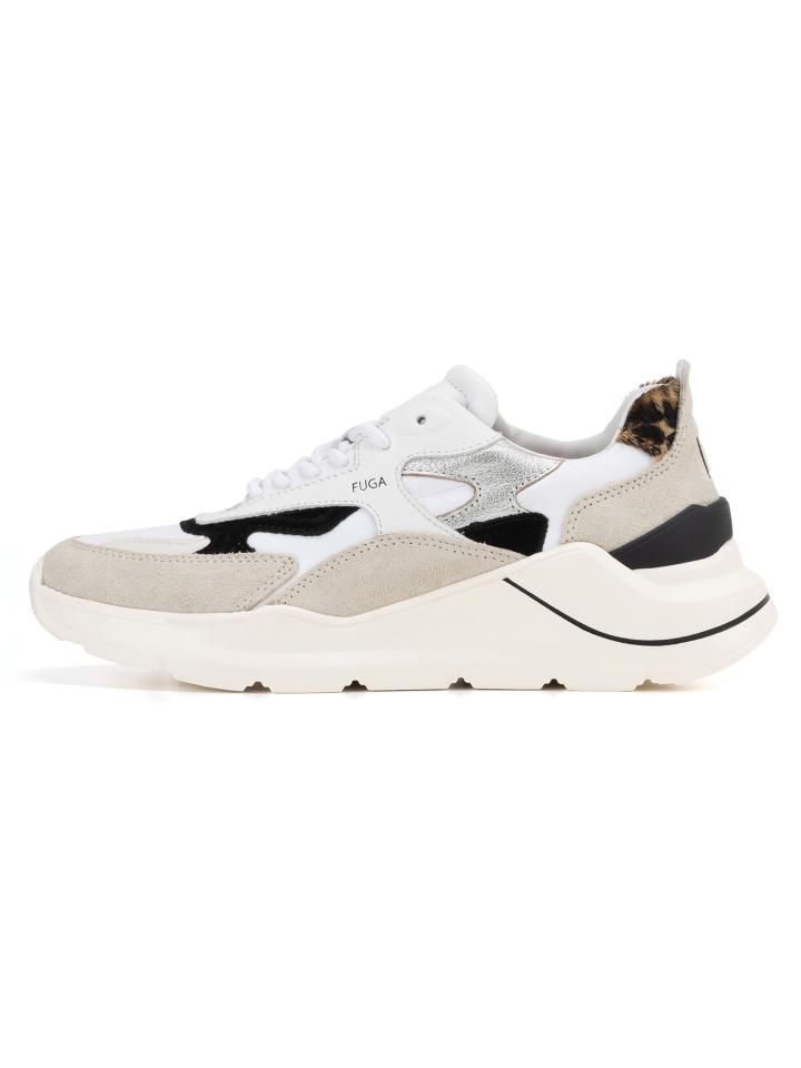 D.A.T.E. (デイト) レディース FUGA NYLON WHITE-LEOPARD フーガ