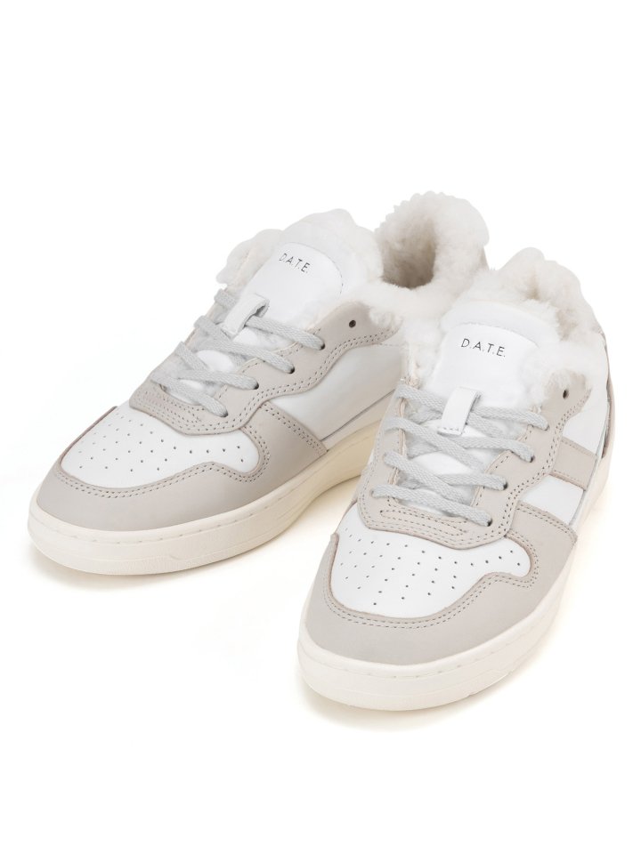 デイト D.A.T.E. レディース 日本限定モデル COURT2.0 JAPAN FUR WHITE